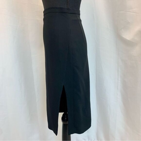 ALTUZARRA black pencil skirt side slit Sz 36 NWOT - Picture 4 of 12